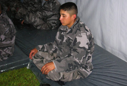 Ecuadorian Soldier practising Transcendental Meditation